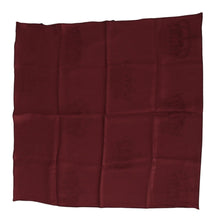 Maroon Silk Crown Square Wrap Handkerchief Scarf Dolce & Gabbana