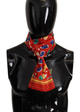 Multicolor DG Umbrellas Print Shawl Fringe Scarf Dolce & Gabbana