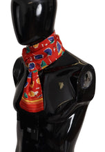 Multicolor DG Umbrellas Print Shawl Fringe Scarf Dolce & Gabbana