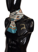 Multicolor Seashells DG Print Silk Shawl Fringe Scarf Dolce & Gabbana