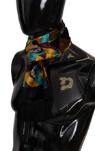 Multicolor DG Logo Print Shawl Wrap Fringe Scarf Dolce & Gabbana
