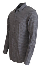 Gray Brown GOLD Slim Fit Dress Formal Shirt Dolce & Gabbana
