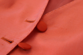 Orange Sleeveless Waistcoat Cropped Vest Top Dolce & Gabbana