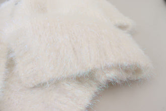 White Long Sleeves Fringes Cardigan Jacket Dolce & Gabbana