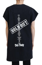 Black D&G Fashion Round Neck Cotton T-shirt Dolce & Gabbana