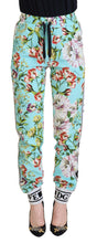 Multicolor Floral Sweatpants Pants Dolce & Gabbana