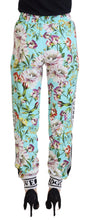 Multicolor Floral Sweatpants Pants Dolce & Gabbana
