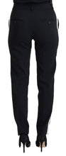 Black High Waist Women Pants Dolce & Gabbana
