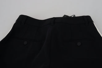 Black High Waist Women Pants Dolce & Gabbana