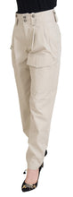 Beige High Waist Women Pants Dolce & Gabbana