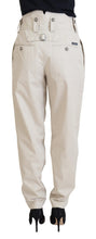 Beige High Waist Women Pants Dolce & Gabbana