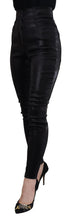 Black Washed Cotton Skinny Denim Jeans Dolce & Gabbana