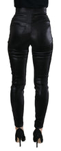 Black Washed Cotton Skinny Denim Jeans Dolce & Gabbana