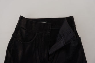 Black Washed Cotton Skinny Denim Jeans Dolce & Gabbana