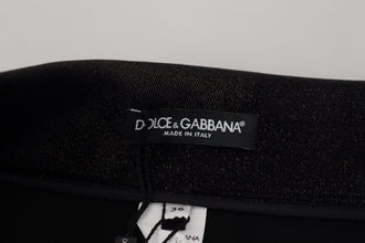Black Washed Cotton Skinny Denim Jeans Dolce & Gabbana