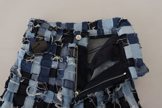 Multicolor Patchwork Cotton Denim Jeans Dolce & Gabbana