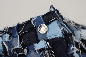 Multicolor Patchwork Cotton Denim Jeans Dolce & Gabbana