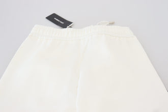White DG Logo Sweatpants Pants Dolce & Gabbana