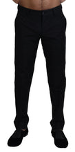 Black Chino Formal Cotton Pants Dolce & Gabbana