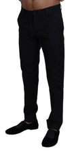 Black Chino Formal Cotton Pants Dolce & Gabbana