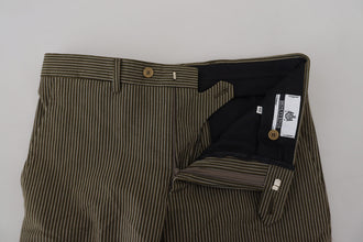 Multicolor Striped Pure Cotton Men Pants BENCIVENGA