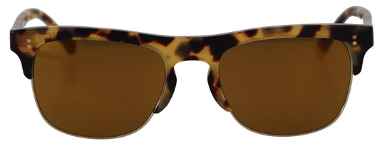 Brown Gold Acetate Havana DG430A Sunglasses Dolce & Gabbana