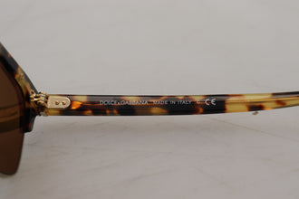 Brown Gold Acetate Havana DG430A Sunglasses Dolce & Gabbana