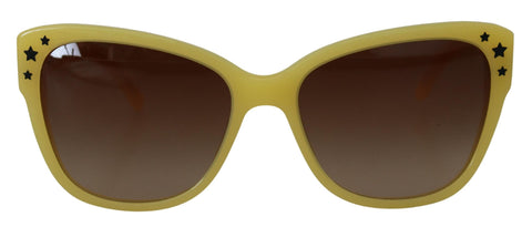 Yellow Acetate Frame Stars Embellishment DG4124 Sunglasses Dolce & Gabbana