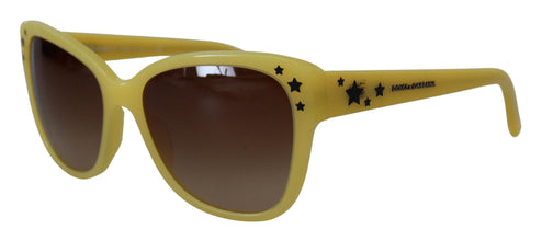 Yellow Acetate Frame Stars Embellishment DG4124 Sunglasses Dolce & Gabbana