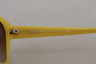Yellow Acetate Frame Stars Embellishment DG4124 Sunglasses Dolce & Gabbana