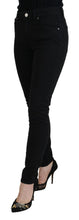 Black Cotton High Waist Casual Denim Jeans Dolce & Gabbana