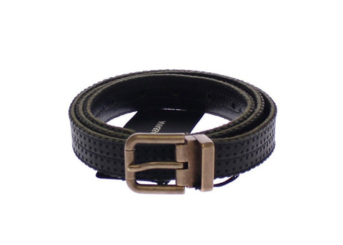 Blue Leather Logo Belt Dolce & Gabbana