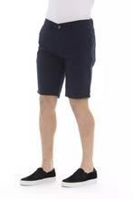 Blue Cotton Men's Bermuda Short Baldinini Trend