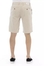 Beige Cotton Men Short Baldinini Trend