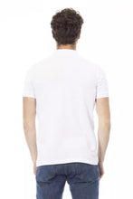 White Cotton Men Polo Shirt Baldinini Trend