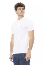 White Cotton Men Polo Shirt Baldinini Trend