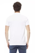White Cotton Men Polo Shirt Baldinini Trend