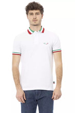 White Cotton Men Polo Shirt Baldinini Trend