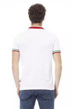 White Cotton Men Polo Shirt Baldinini Trend