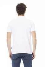 White Cotton Men Polo Shirt Baldinini Trend