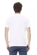 White Cotton Men Polo Shirt Baldinini Trend