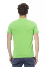 Green Cotton Men T-Shirt Baldinini Trend
