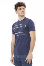Blue Cotton Men T-Shirt Baldinini Trend