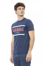 Blue Cotton Men T-Shirt Baldinini Trend