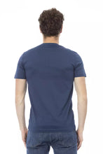 Blue Cotton Men T-Shirt Baldinini Trend