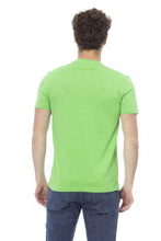 Green Cotton Men T-Shirt Baldinini Trend