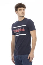 Blue Cotton Men T-Shirt Baldinini Trend