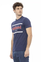 Blue Cotton Men T-Shirt Baldinini Trend