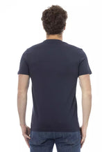 Blue Cotton Men T-Shirt Baldinini Trend