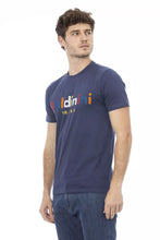 Blue Cotton Men T-Shirt Baldinini Trend